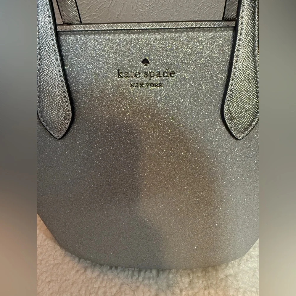 NWT Kate Spade New York glimmer leather satchel - Picture 8 of 16